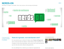 Tablet Screenshot of nerds-on.com